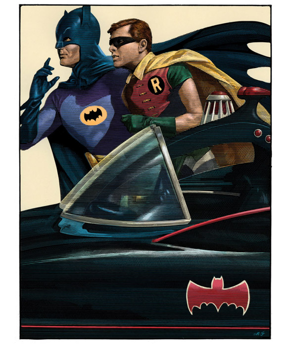 Batman 66 Art Print