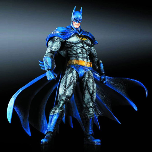 Batman Arkham City Play Arts Kai Batman 1970s Batsuit Skin Action Figure