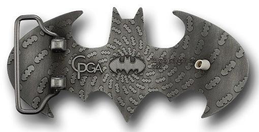 Batman Belt Buckle Brushed Silver