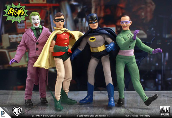 Batman Classic 1966 TV Series Action Figure Set