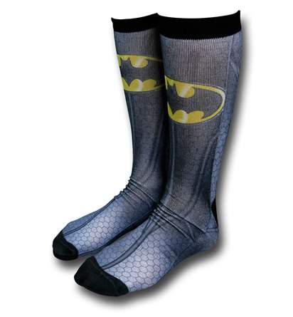Batman Costume Sublimated Crew Socks