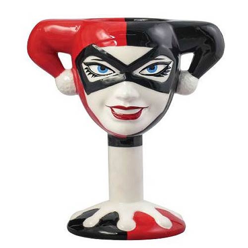 Batman Harley Quinn Head Goblet
