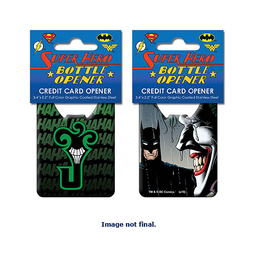 Batman Joker Comic Credit Card Bottle Opener