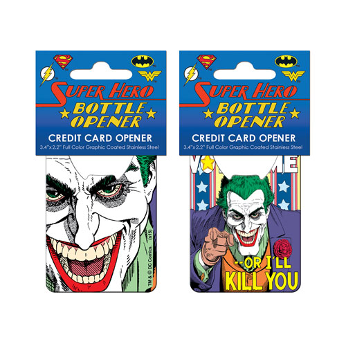 Batman Joker Vote Me Credit Card Bottle Opener