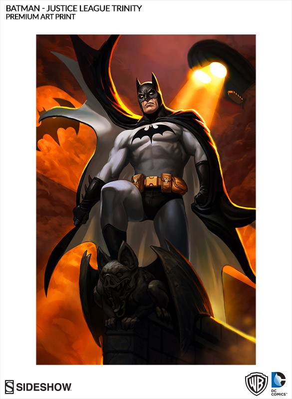 Batman Justice League Trinity Premium Art Print