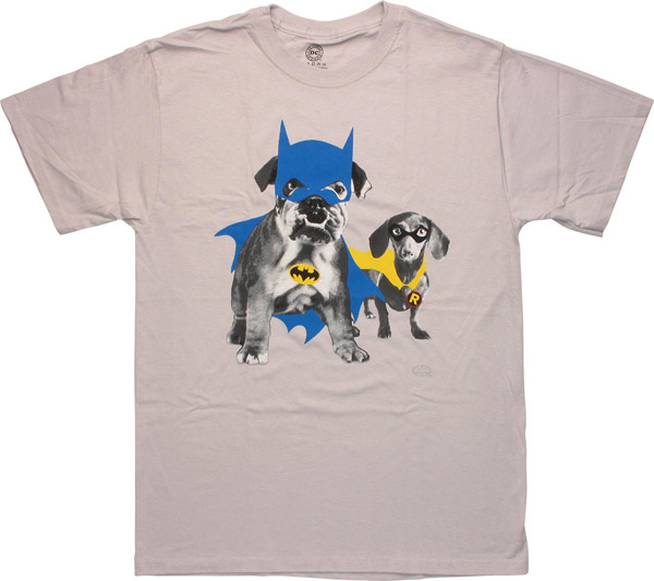 Batman Robin Puppy Costumes T Shirt