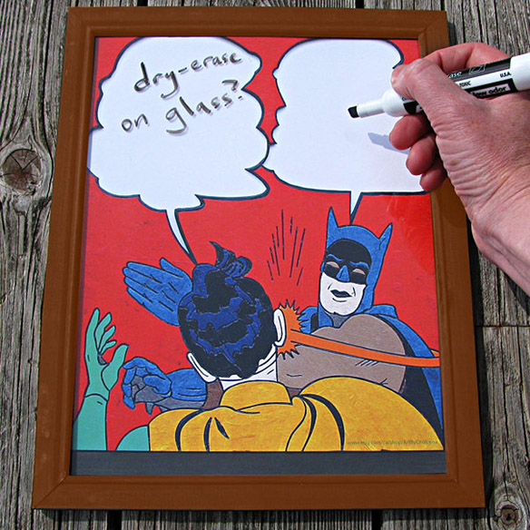 Batman Slap Meme Dry-Erase White Board