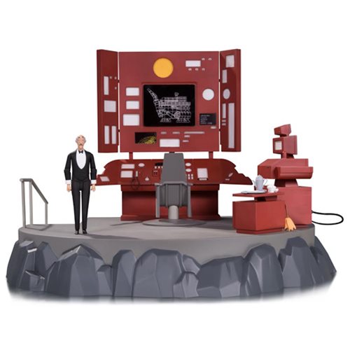 Batman The Animated Series Batcave with Alfred Playset