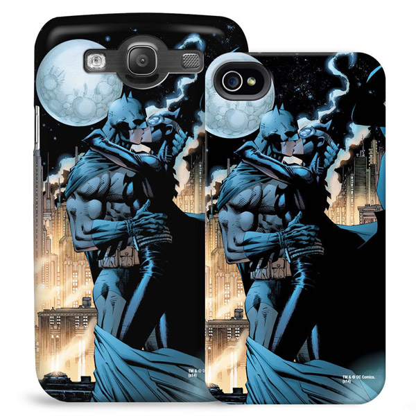 Batman and Catwoman Kiss Phone Case for iPhone and Galaxy