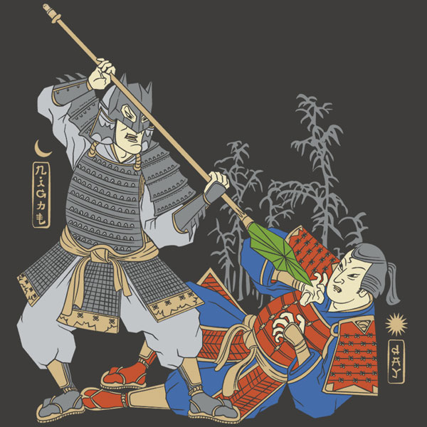 Batman v Superman Dark vs Light Tee