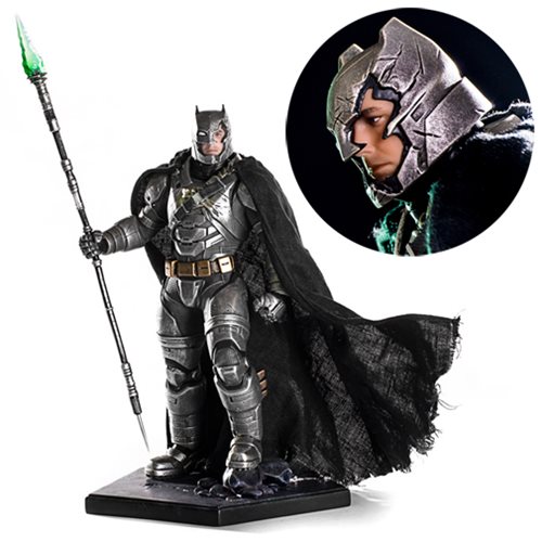 Batman v Superman Dawn of Justice Battle Damaged Armored Batman 1 10 Scale Statue