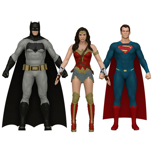 Batman v Superman Dawn of Justice Bendable Action Figure Set