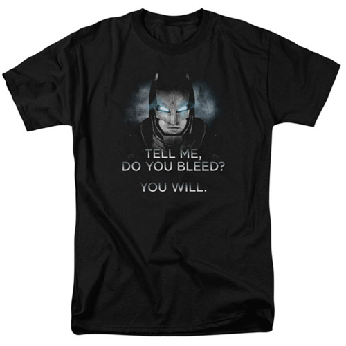 Batman v Superman Dawn of Justice Do You Bleed T-Shirt