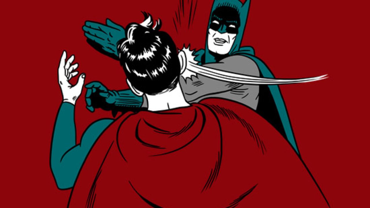 Batman v Superman Slap T-Shirt