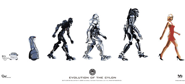 Battlestar Galactica Evolution of the Cylon Poster