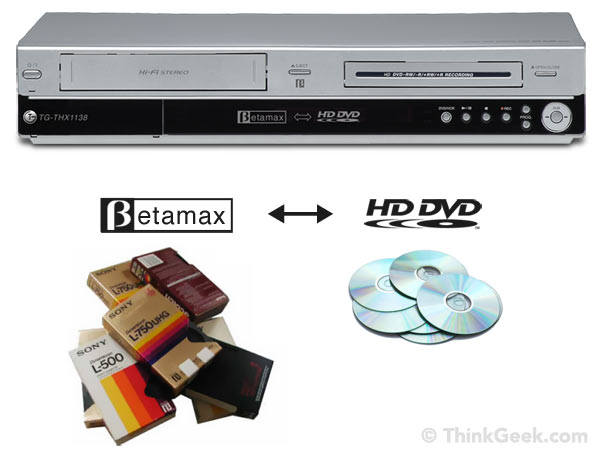 Betamax to HD-DVD Converter