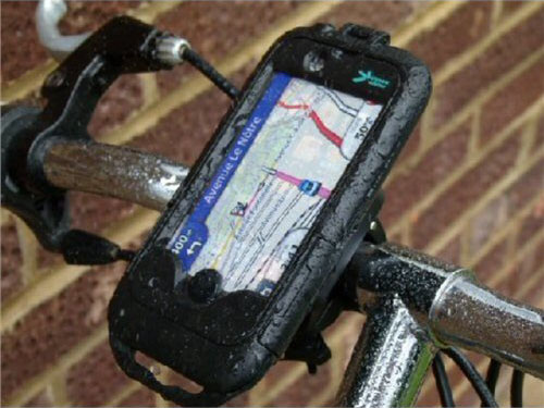 Bicycle Cycle Mount with Waterproof TOUGH CASE for Apple iPhone 4S