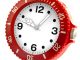 Big Time Wall Clock Red