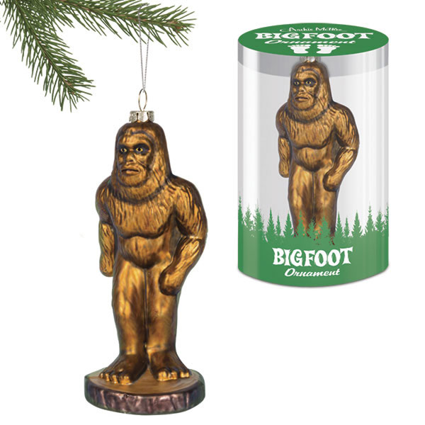Bigfoot Glass Ornament