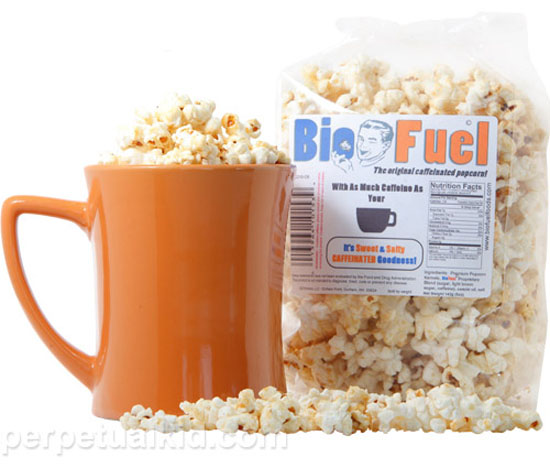 BioFuel Caffeinated Popcorn