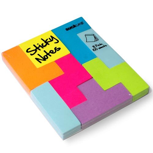 Block Notes - Tetris Shaped Sticky Notes