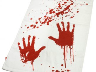 Blood Bath Bloody Hand Towel