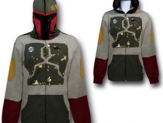 Boba Fett Costume Hoodie with Embroidery