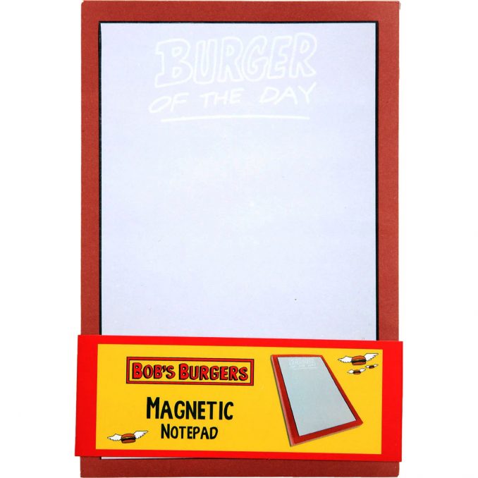 Bob's Burgers Burger of the Day Magnetic Notepad