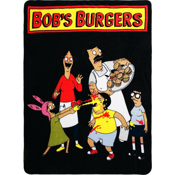 Bob's Burgers Family Throw Blanket