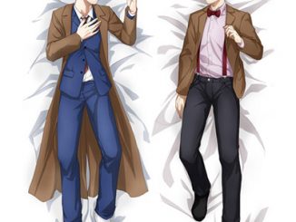 Body Pillowcase with Tenth and Eleventh Doctor