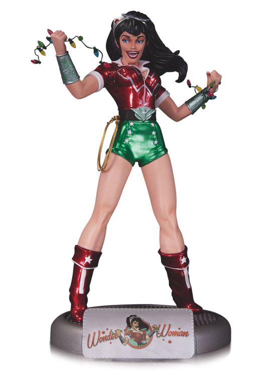 Bombshells Holiday Wonder Woman Statue