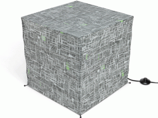 Borg Cube Giant Floor-standing Paper Lantern