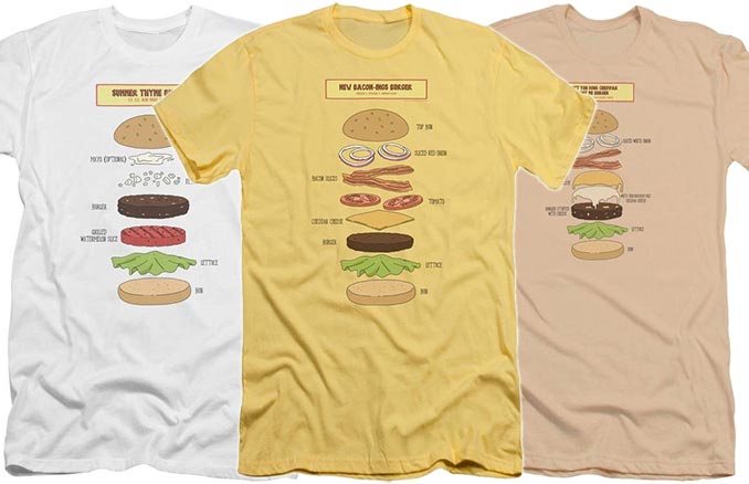 Bob's Burgers Recipe T-Shirts