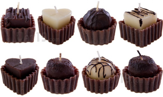 Box of Chocolate Candles