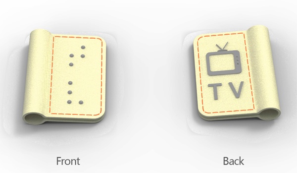Braille Electric Plug Tags