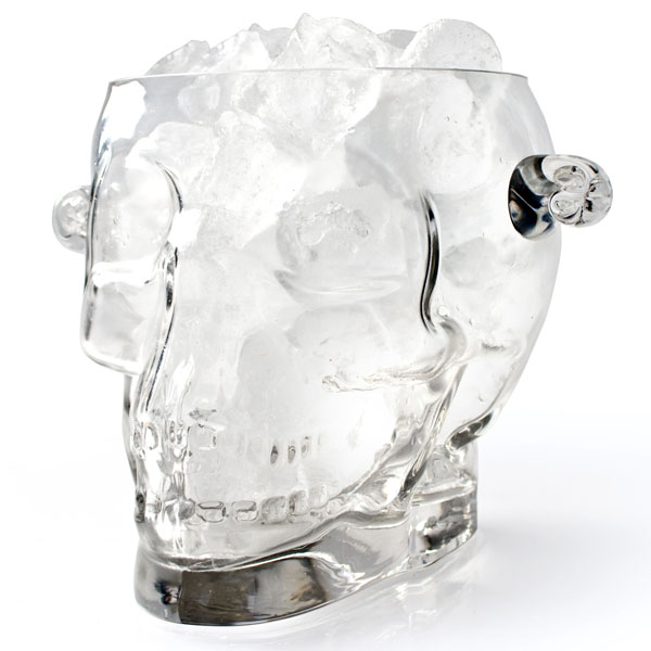 Brainfreeze - Glass Skull Ice Bucket