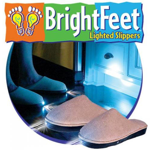 Bright Feet Light-Up Slippers