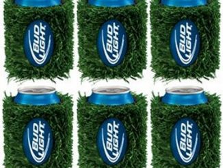 Bud Light Grass Can Coozie