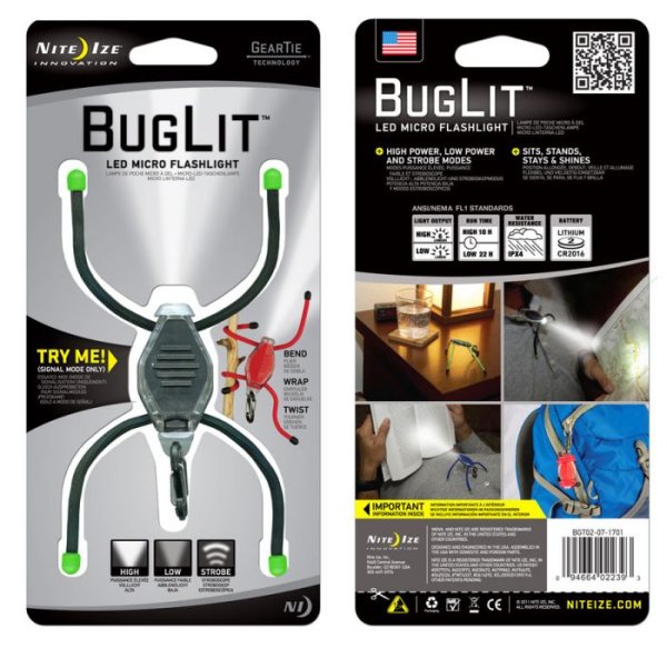 BugLit LED Micro Flashlight