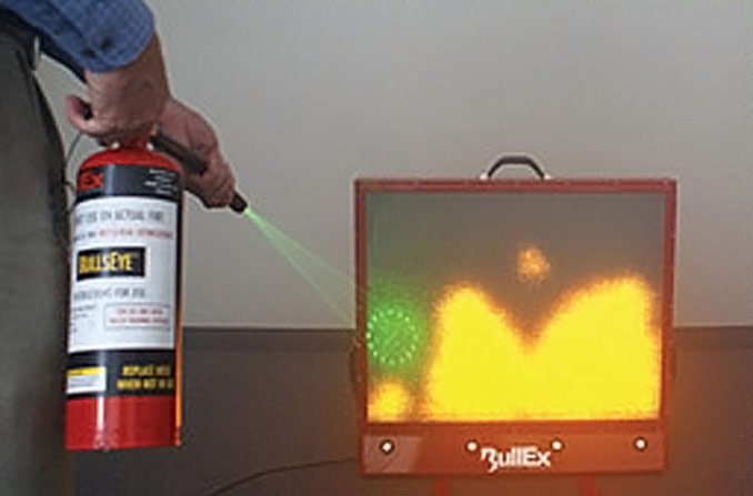 BullsEye: Digital Fire Extinguisher Simulator