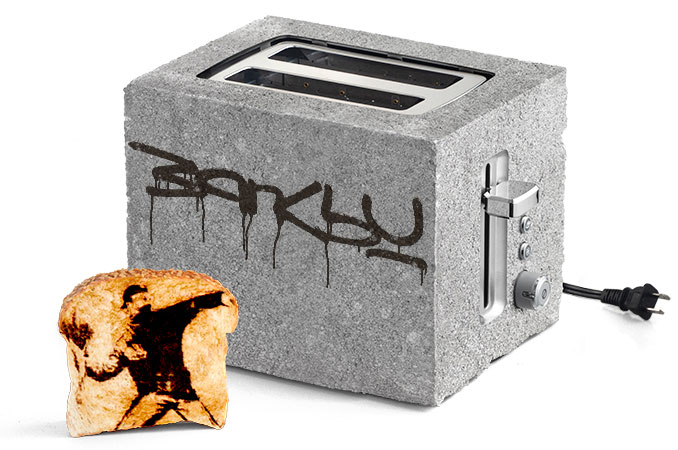 Burned Bread Toaster by Banksy