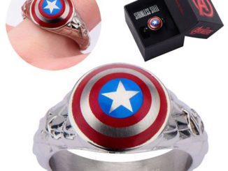 Captain America 3D Shield Ring