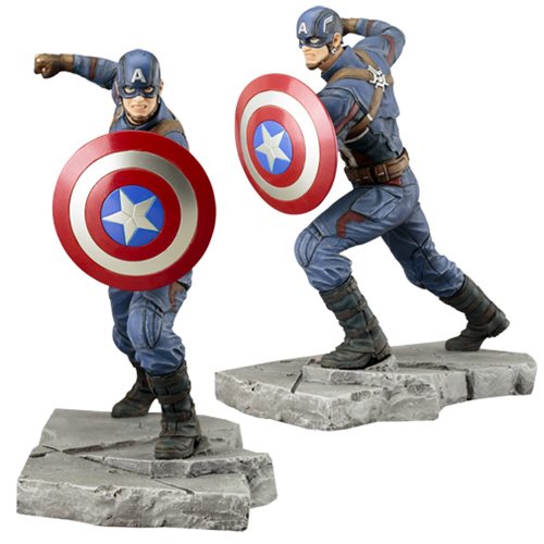 Captain America Civil War Captain America ArtFX+ Statue