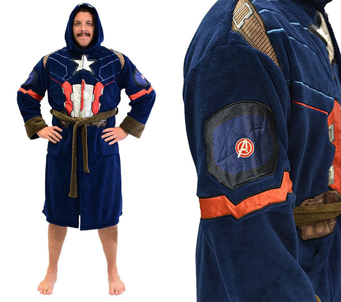 Captain America Civil War Mens Fleece Costume Robe