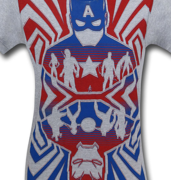 Captain America Civil War Opposing Forces T-Shirt 1