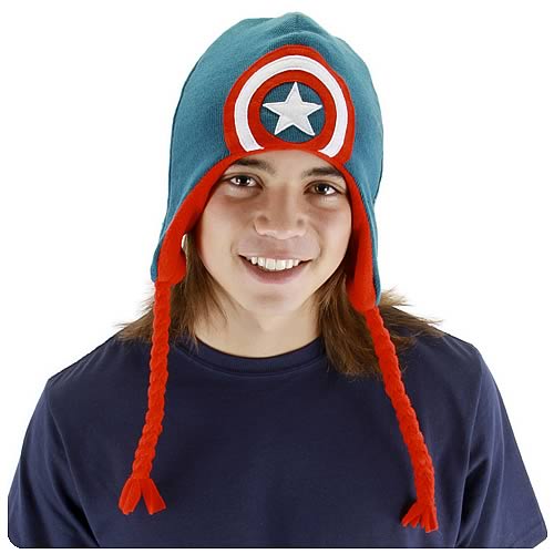 Captain America Knit Laplander Hat