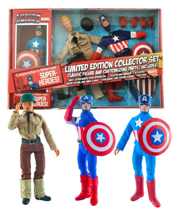 Captain America Limited Edition Retro Action Figure Set