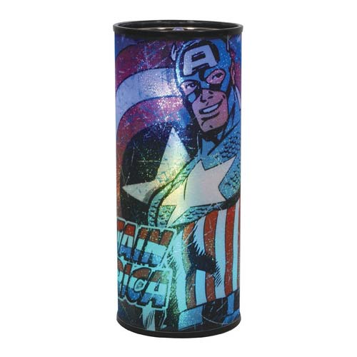 Captain America Marvel Cylindrical Nightlight