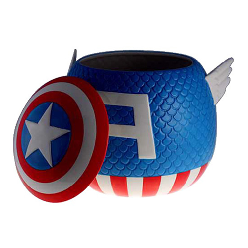 Captain America Molded Cookie Jar