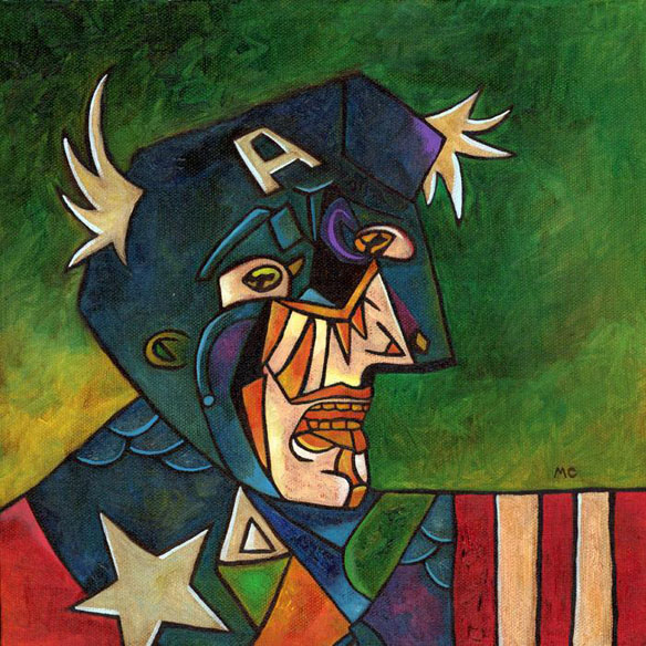 Captain America Picasso